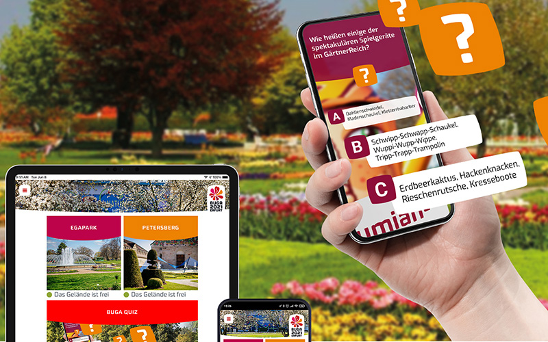 BUGA-App: Digitale Begleitung auf dem Gelände der Bundesgartenschau